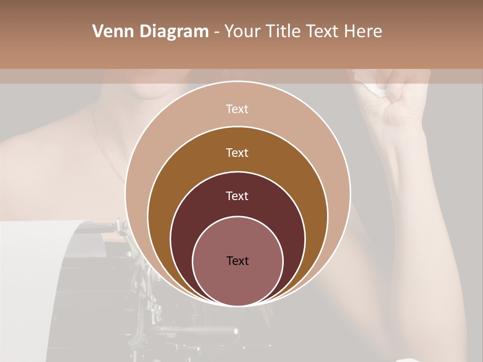 Writer  Girl PowerPoint Template