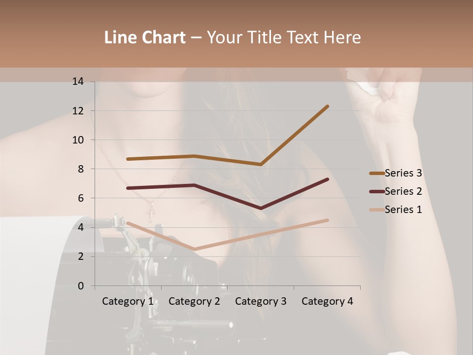 Writer  Girl PowerPoint Template