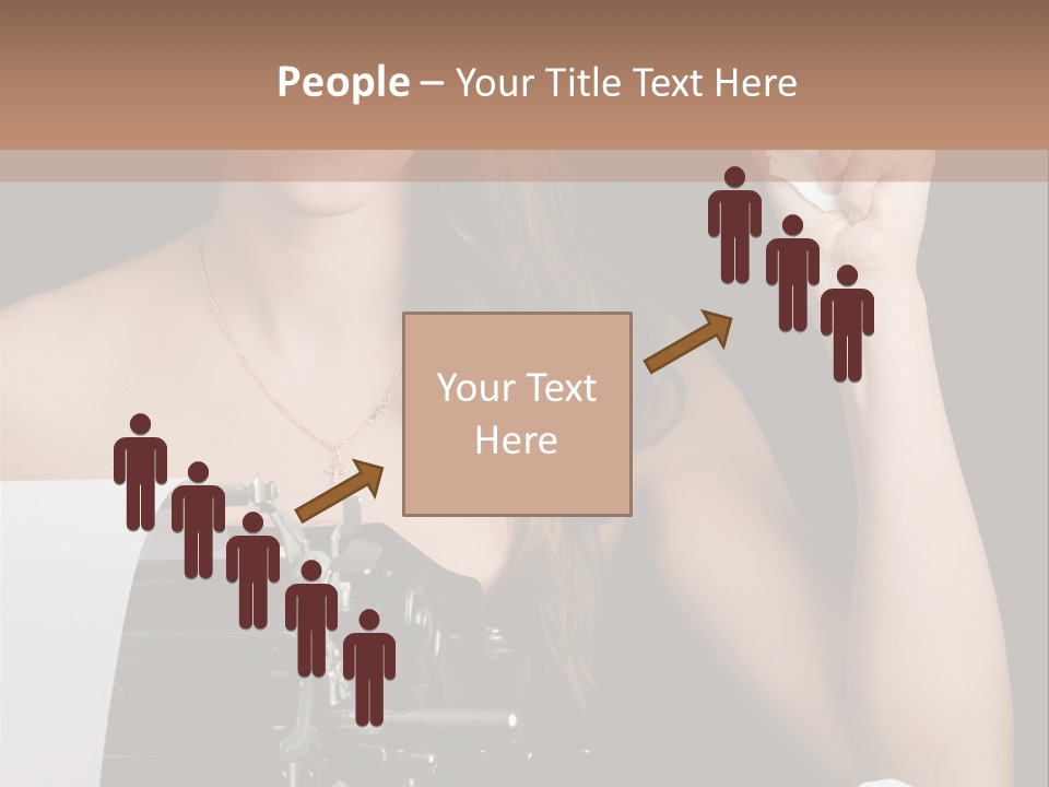 Writer  Girl PowerPoint Template