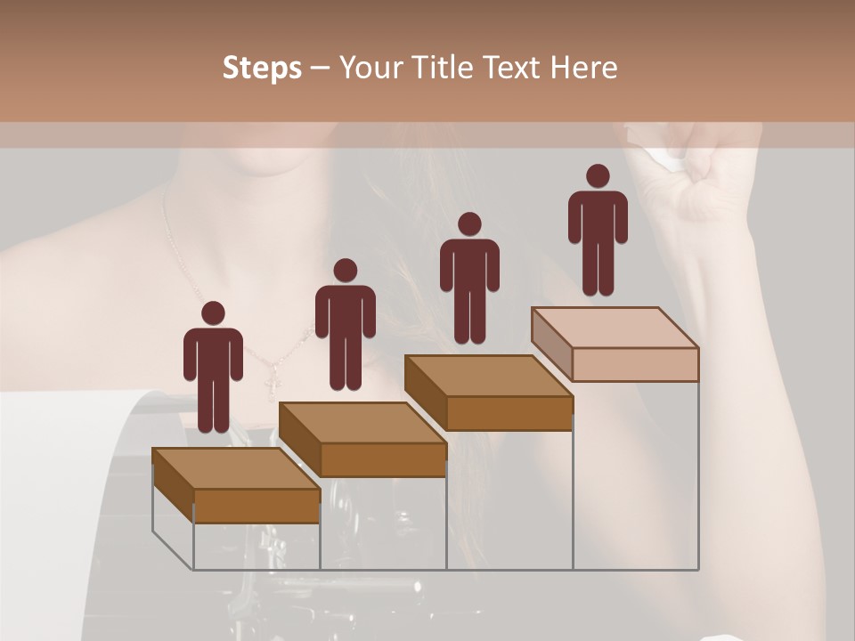 Writer  Girl PowerPoint Template