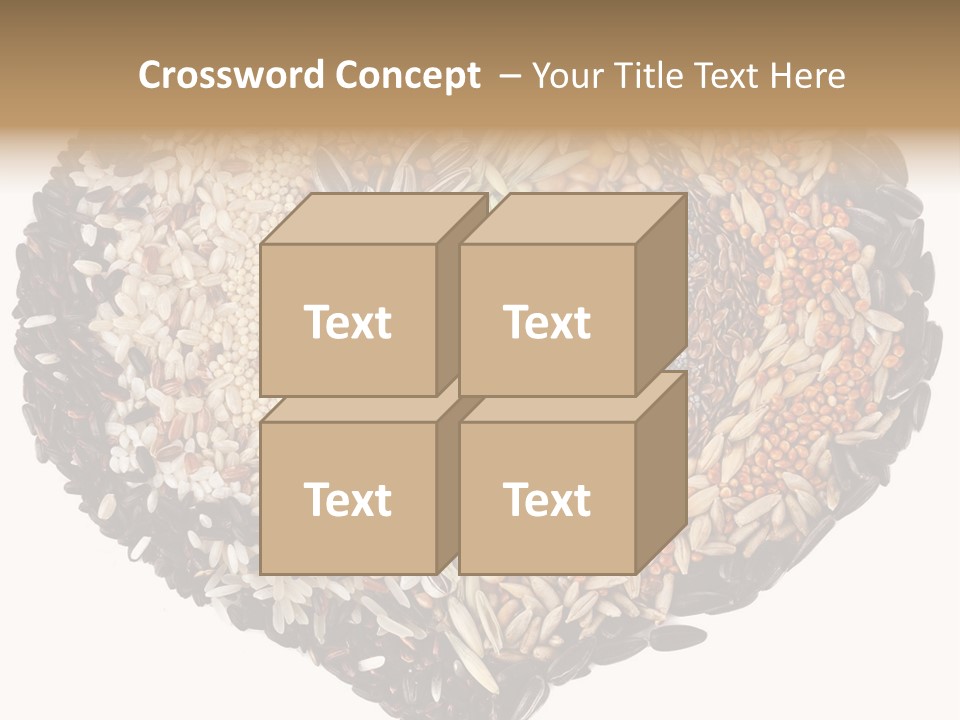 Seed Collection Sunflower PowerPoint Template