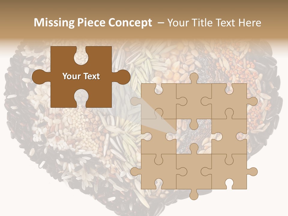 Seed Collection Sunflower PowerPoint Template