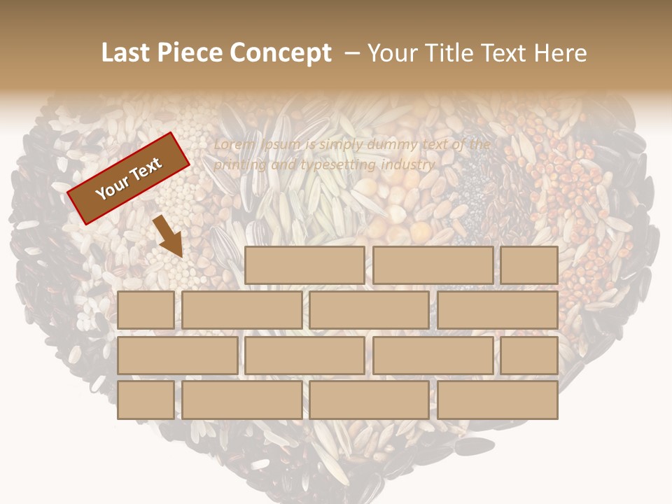 Seed Collection Sunflower PowerPoint Template