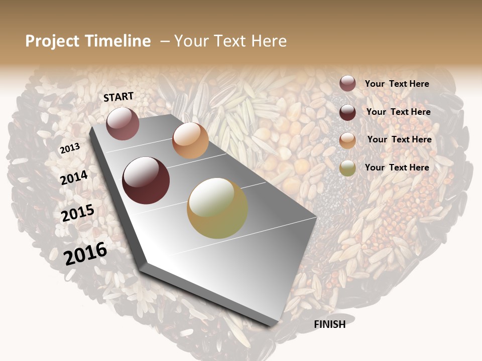 Seed Collection Sunflower PowerPoint Template