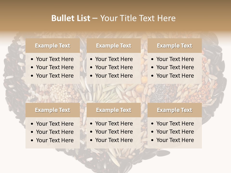 Seed Collection Sunflower PowerPoint Template