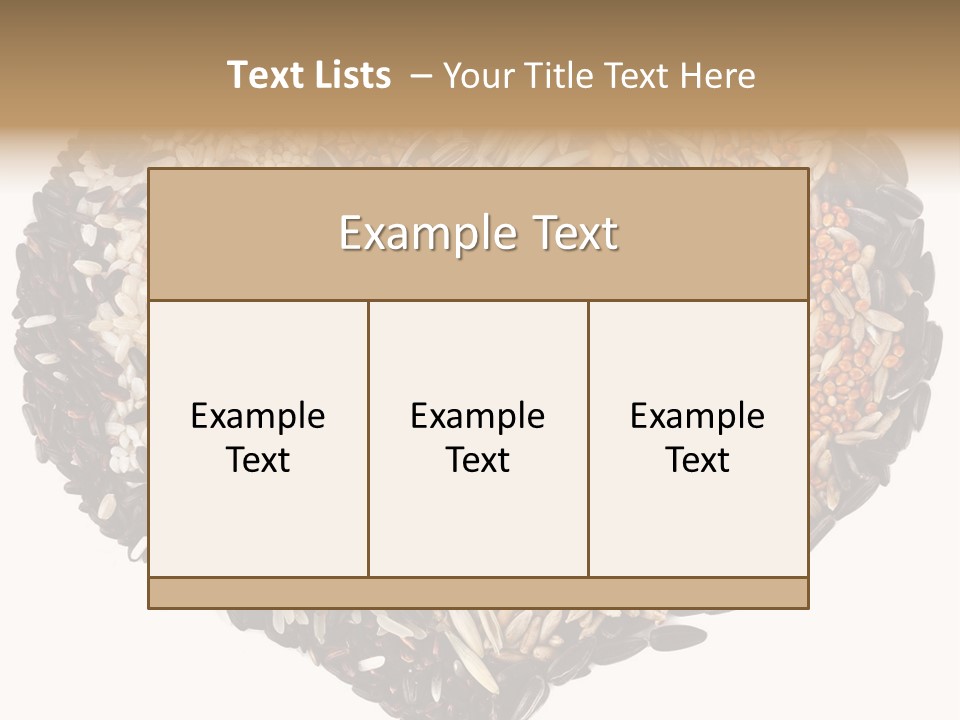 Seed Collection Sunflower PowerPoint Template