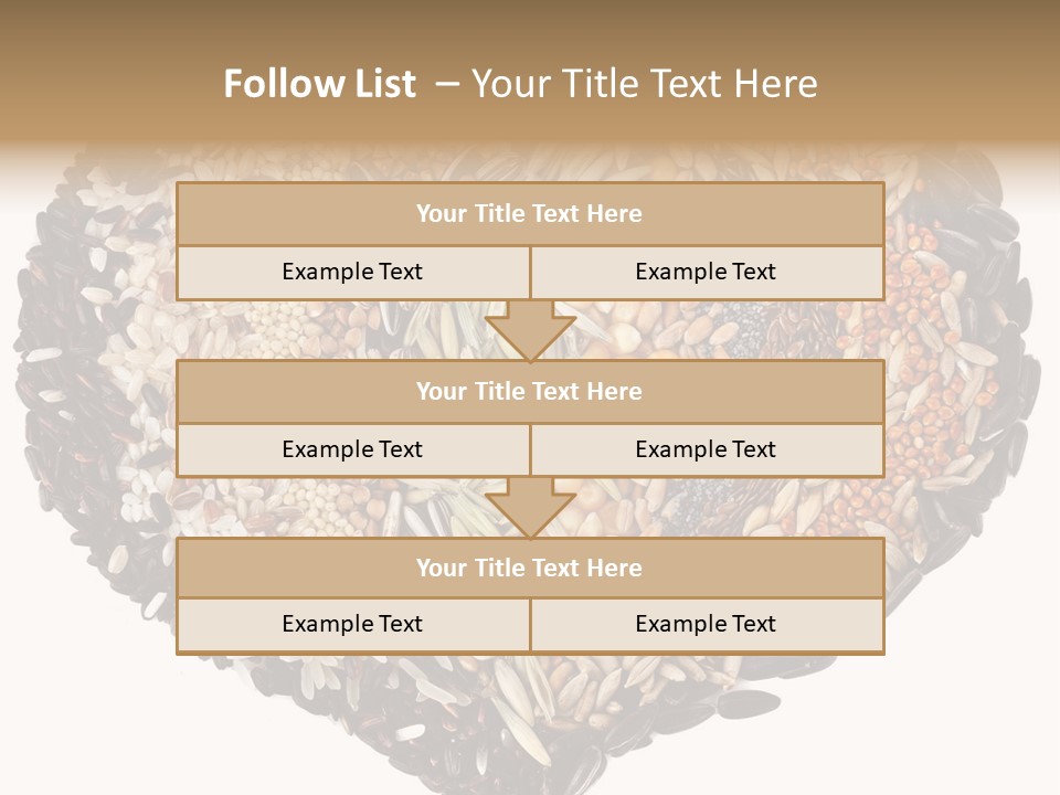 Seed Collection Sunflower PowerPoint Template