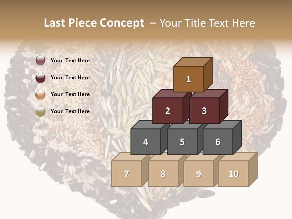 Seed Collection Sunflower PowerPoint Template