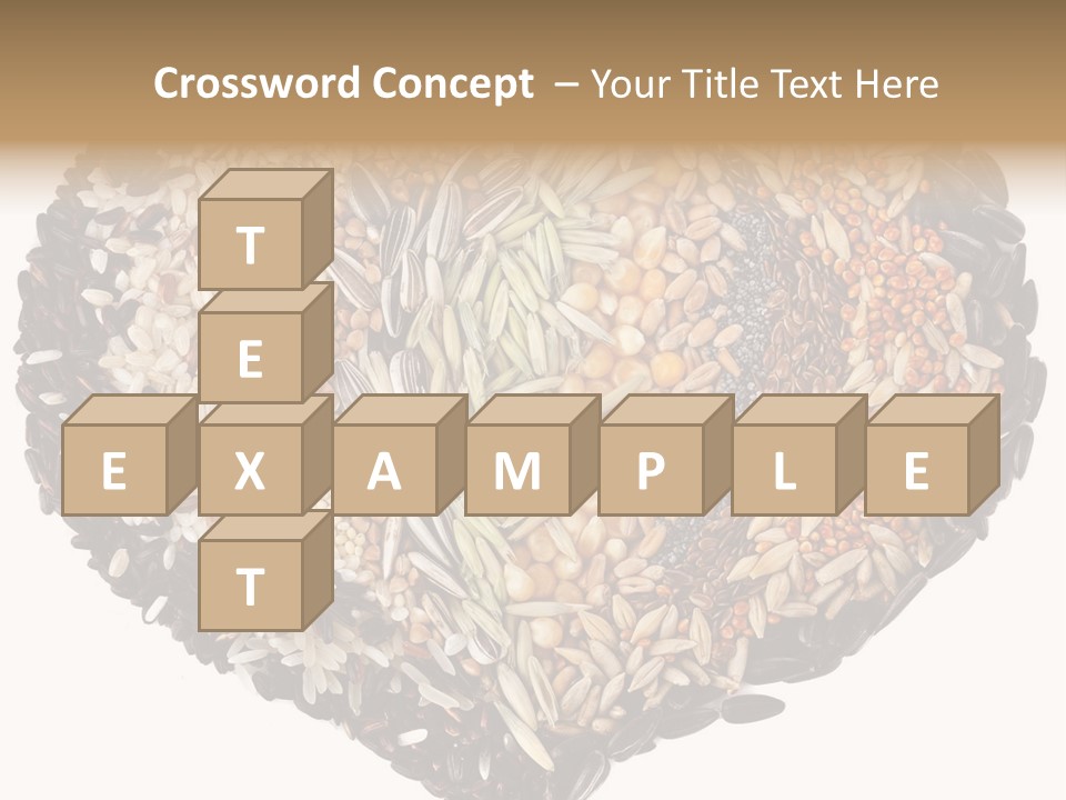 Seed Collection Sunflower PowerPoint Template