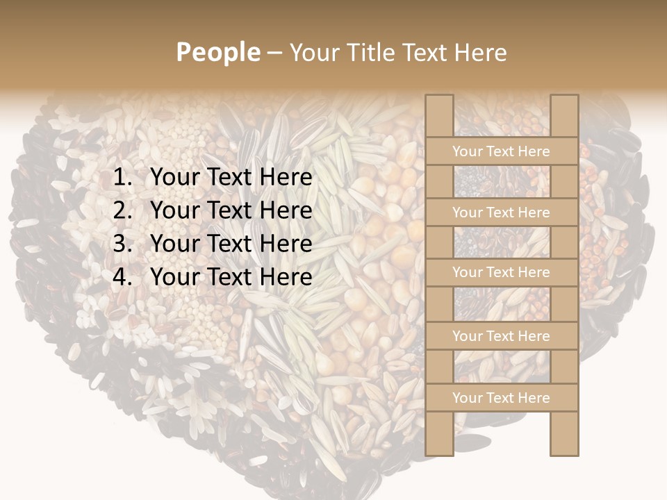 Seed Collection Sunflower PowerPoint Template