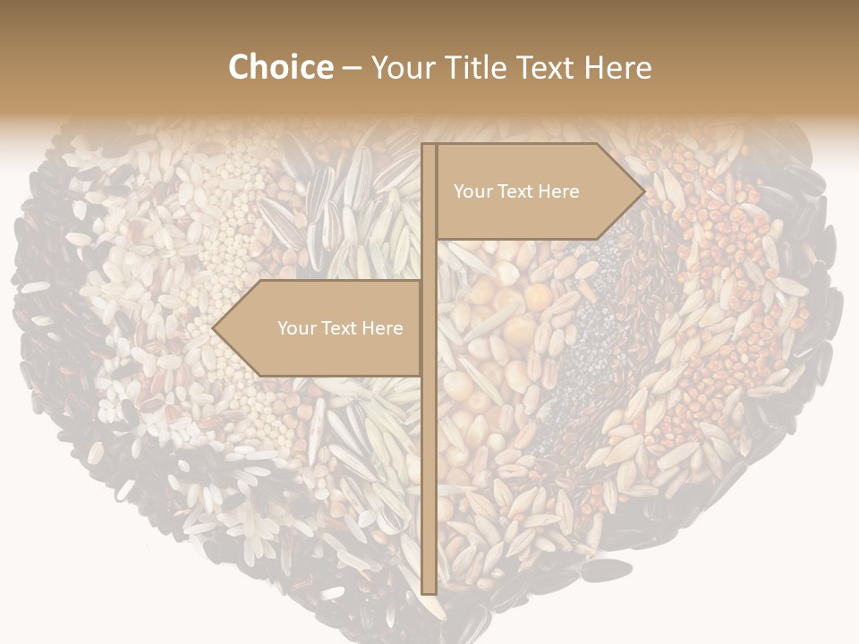 Seed Collection Sunflower PowerPoint Template