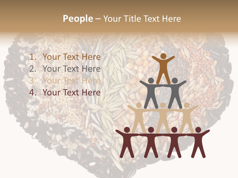 Seed Collection Sunflower PowerPoint Template