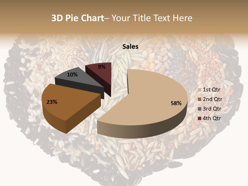 Seed Collection Sunflower PowerPoint Template