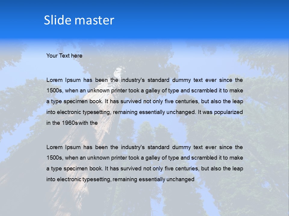 Beautiful Huge Height PowerPoint Template