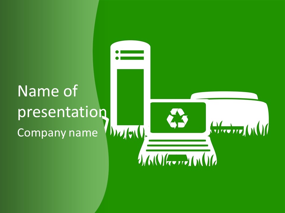 Green Grass Impact PowerPoint Template