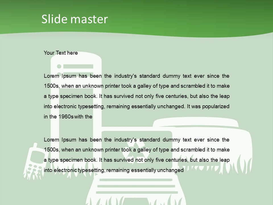 Green Grass Impact PowerPoint Template