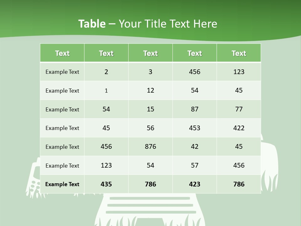 Green Grass Impact PowerPoint Template