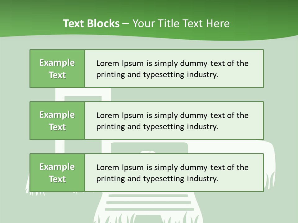 Green Grass Impact PowerPoint Template
