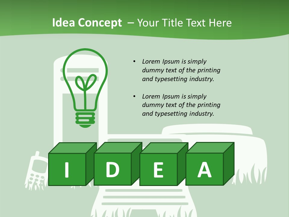 Green Grass Impact PowerPoint Template