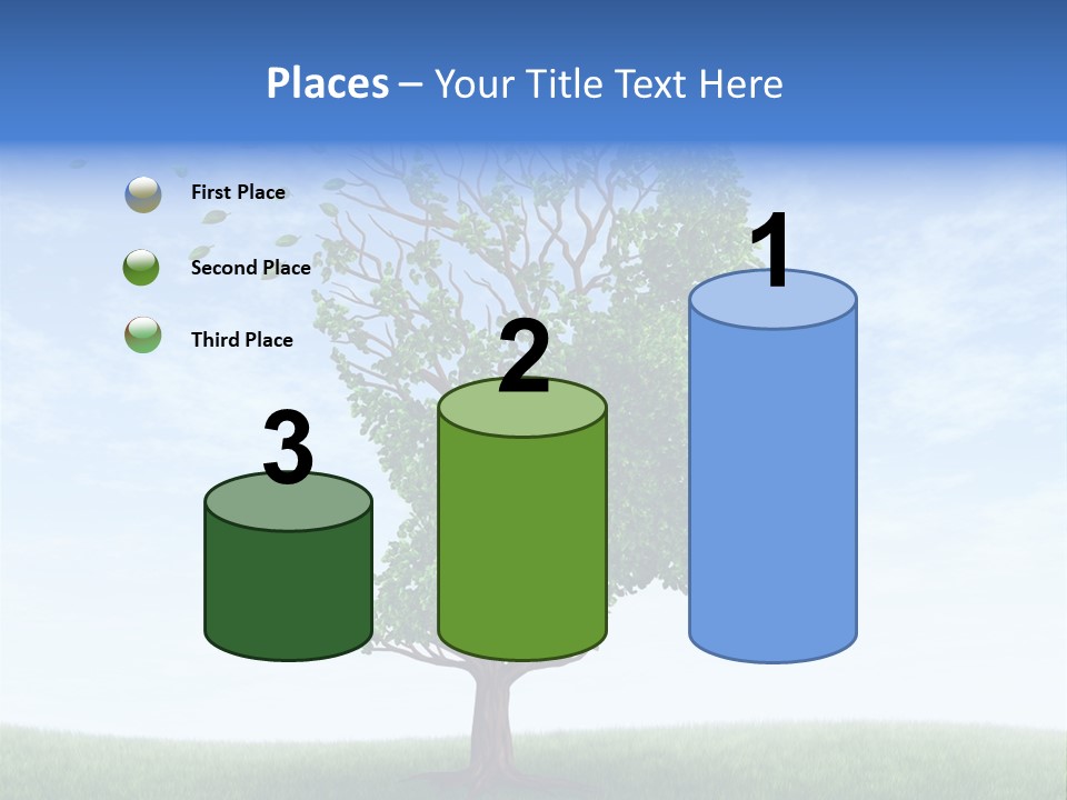 Leaf Depression Losing Brain Function PowerPoint Template