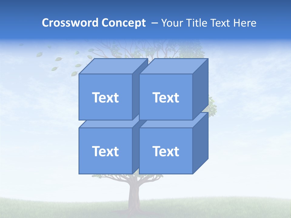 Leaf Depression Losing Brain Function PowerPoint Template