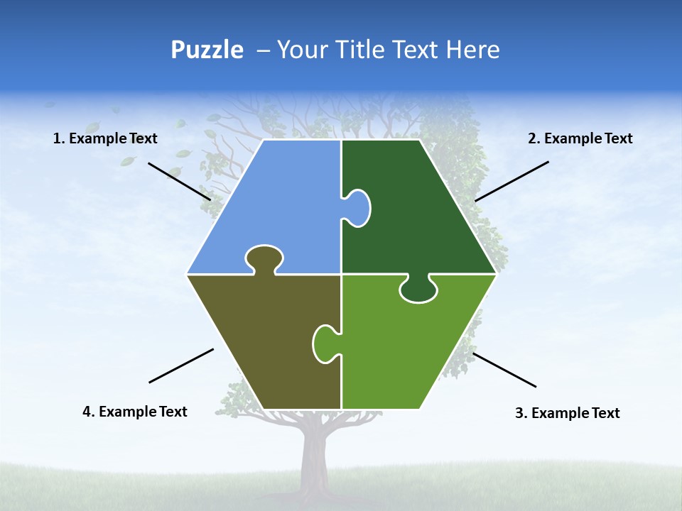 Leaf Depression Losing Brain Function PowerPoint Template