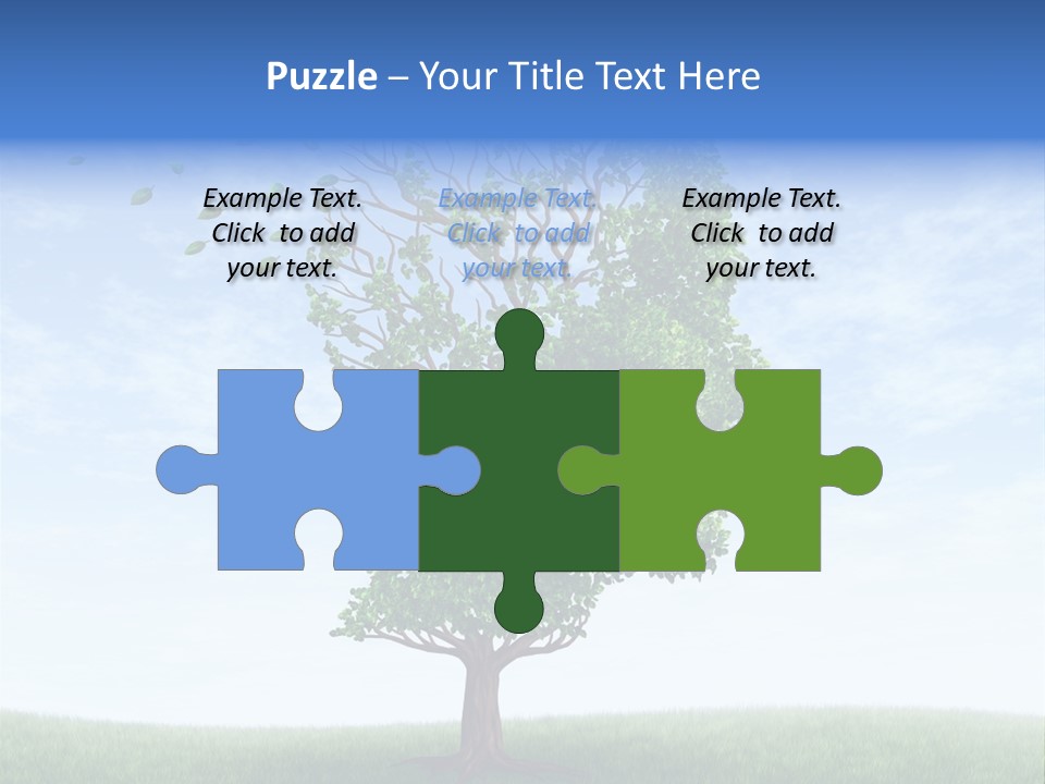 Leaf Depression Losing Brain Function PowerPoint Template