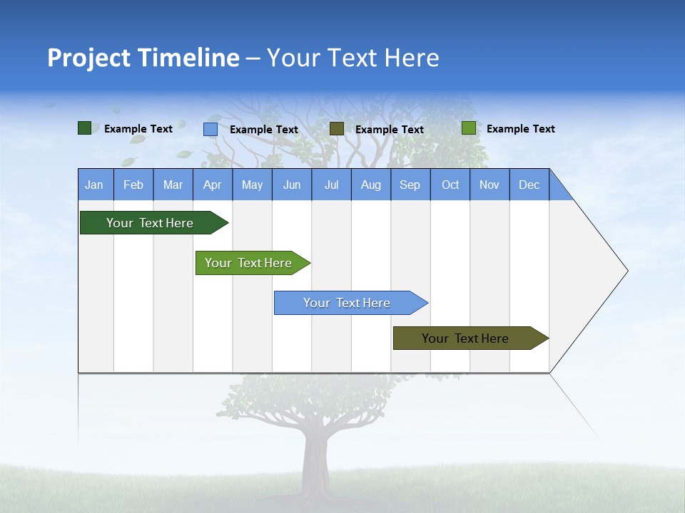 Leaf Depression Losing Brain Function PowerPoint Template