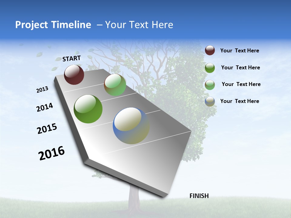 Leaf Depression Losing Brain Function PowerPoint Template