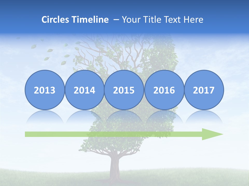 Leaf Depression Losing Brain Function PowerPoint Template
