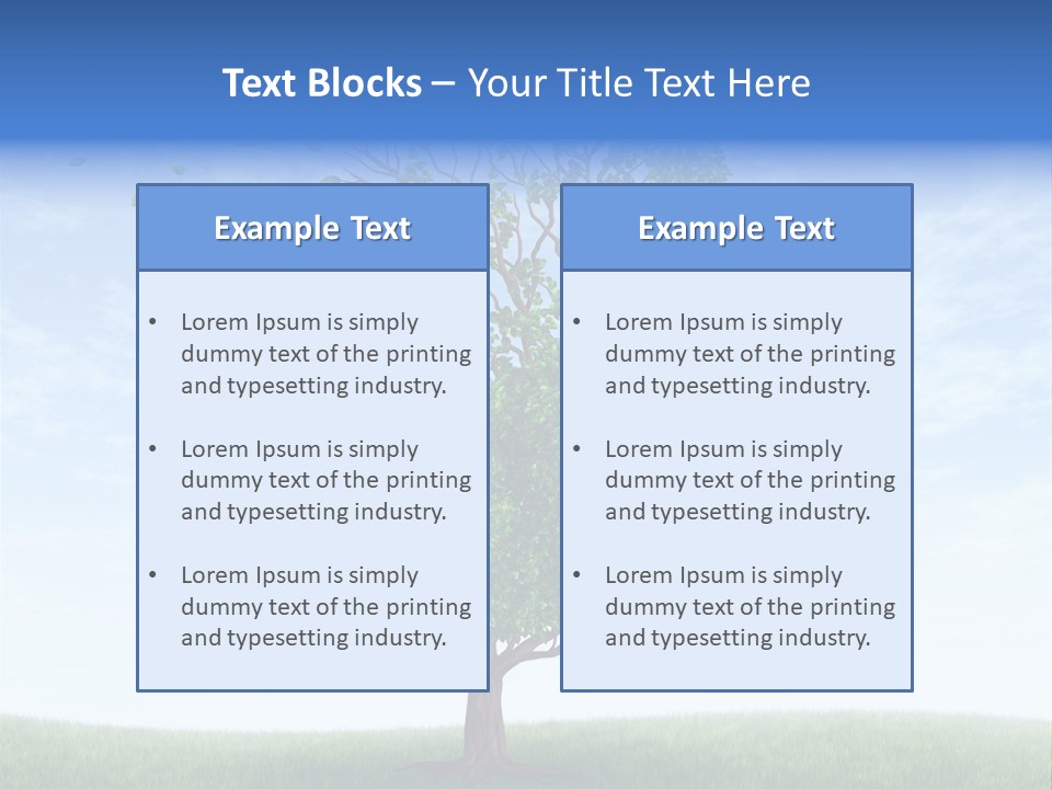 Leaf Depression Losing Brain Function PowerPoint Template