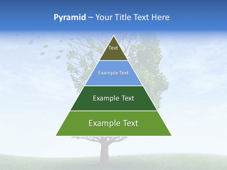 Leaf Depression Losing Brain Function PowerPoint Template