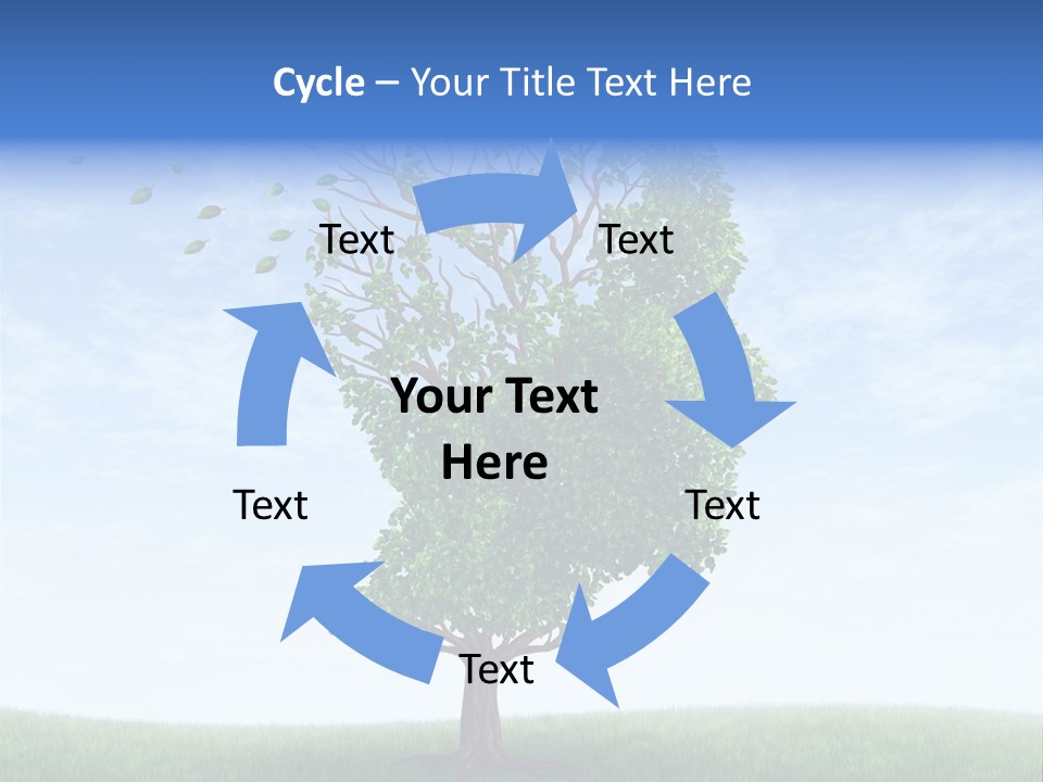 Leaf Depression Losing Brain Function PowerPoint Template