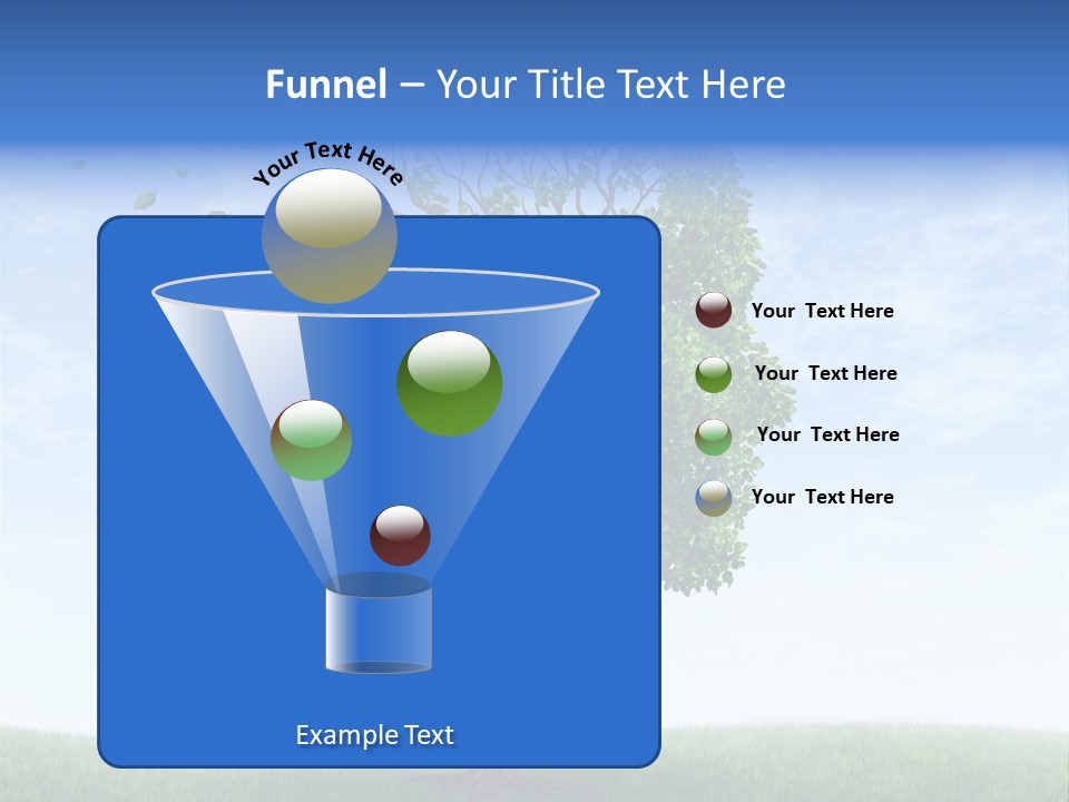 Leaf Depression Losing Brain Function PowerPoint Template