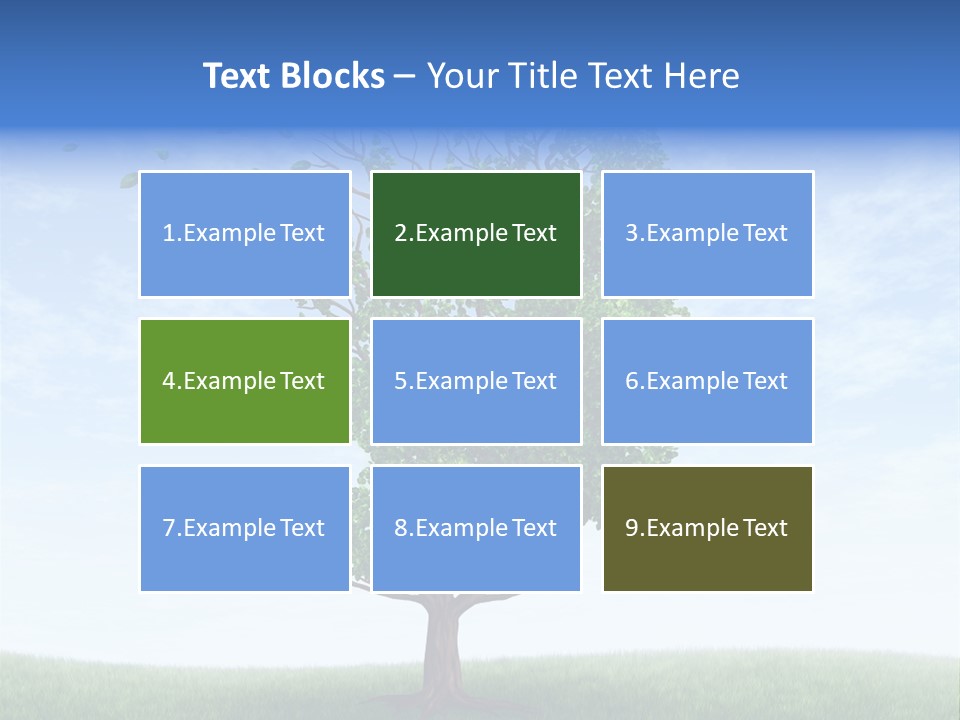 Leaf Depression Losing Brain Function PowerPoint Template