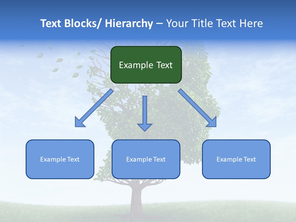 Leaf Depression Losing Brain Function PowerPoint Template