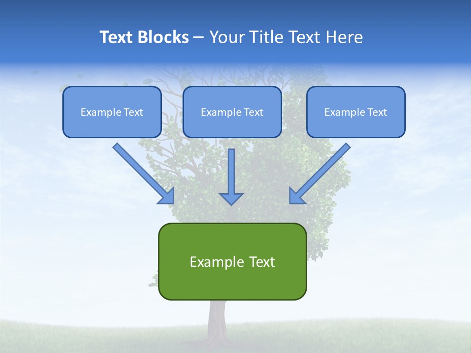 Leaf Depression Losing Brain Function PowerPoint Template