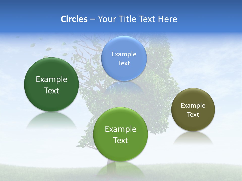 Leaf Depression Losing Brain Function PowerPoint Template