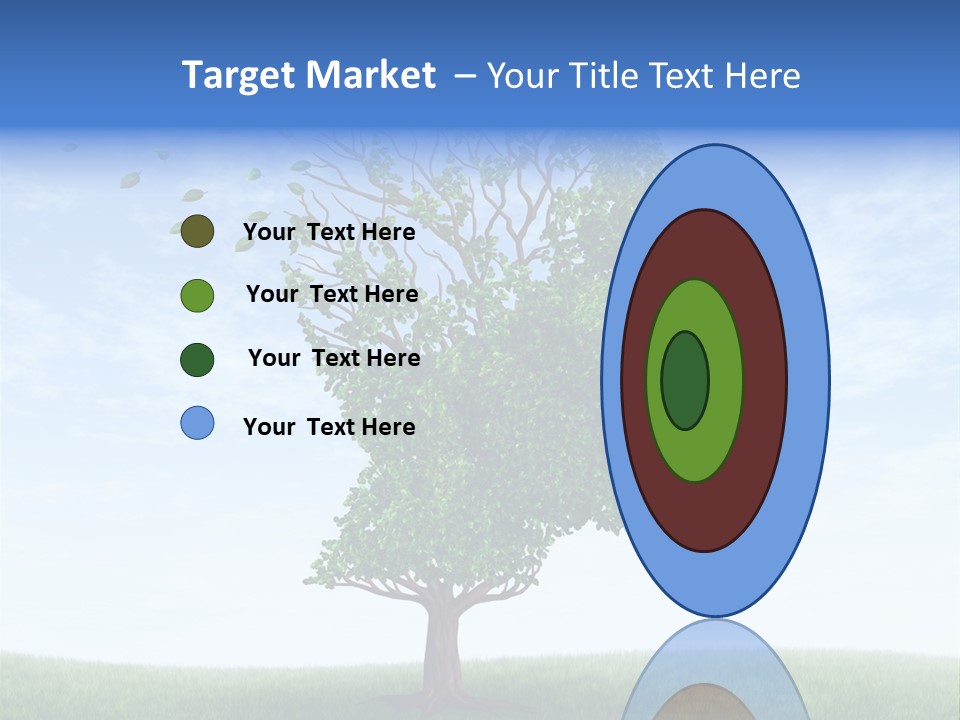 Leaf Depression Losing Brain Function PowerPoint Template