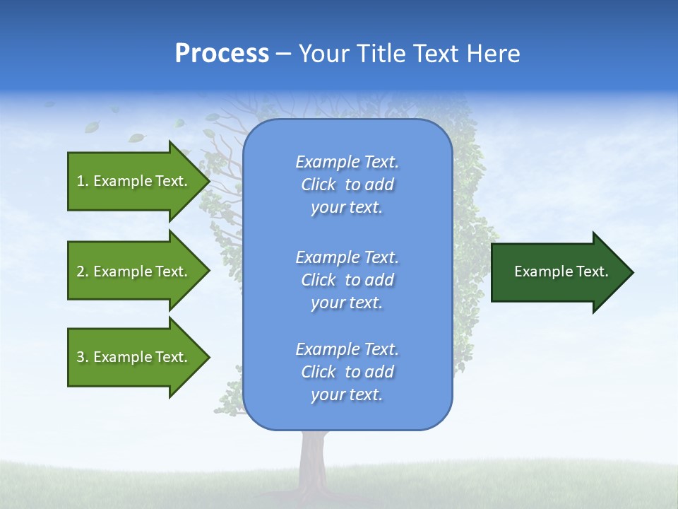 Leaf Depression Losing Brain Function PowerPoint Template