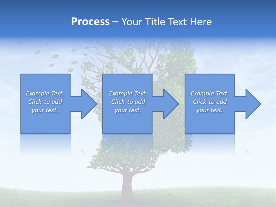 Leaf Depression Losing Brain Function PowerPoint Template