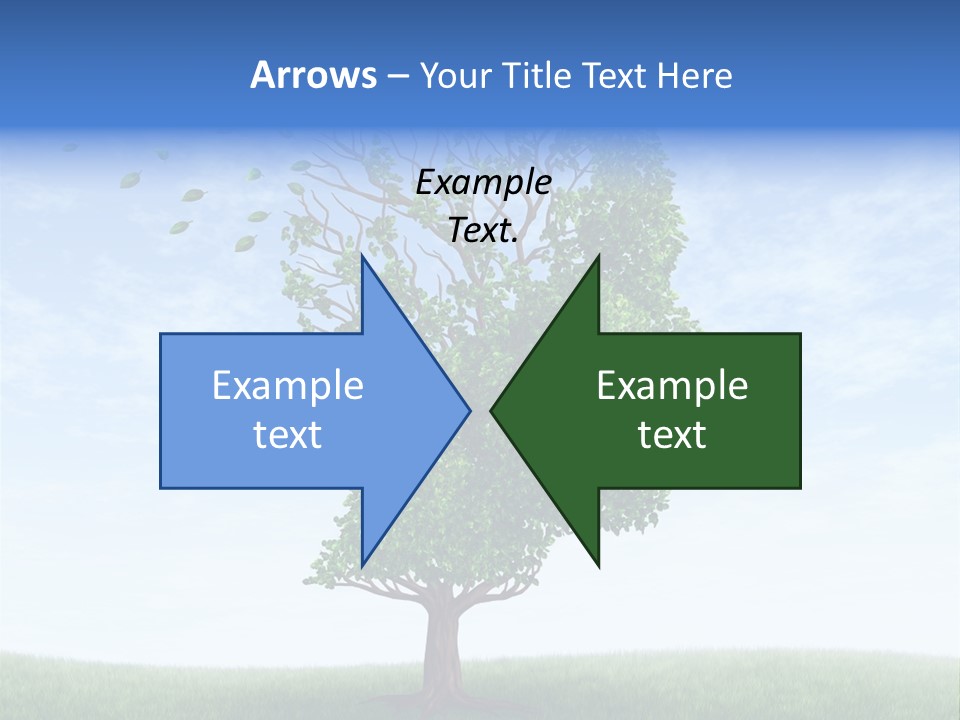 Leaf Depression Losing Brain Function PowerPoint Template