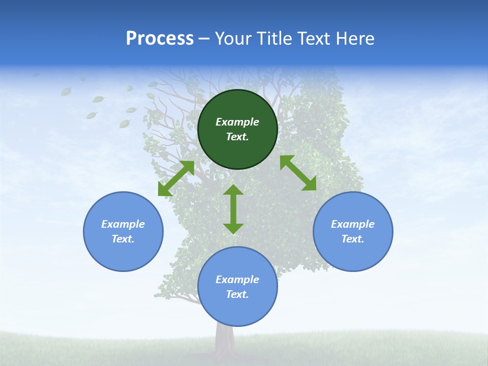 Leaf Depression Losing Brain Function PowerPoint Template