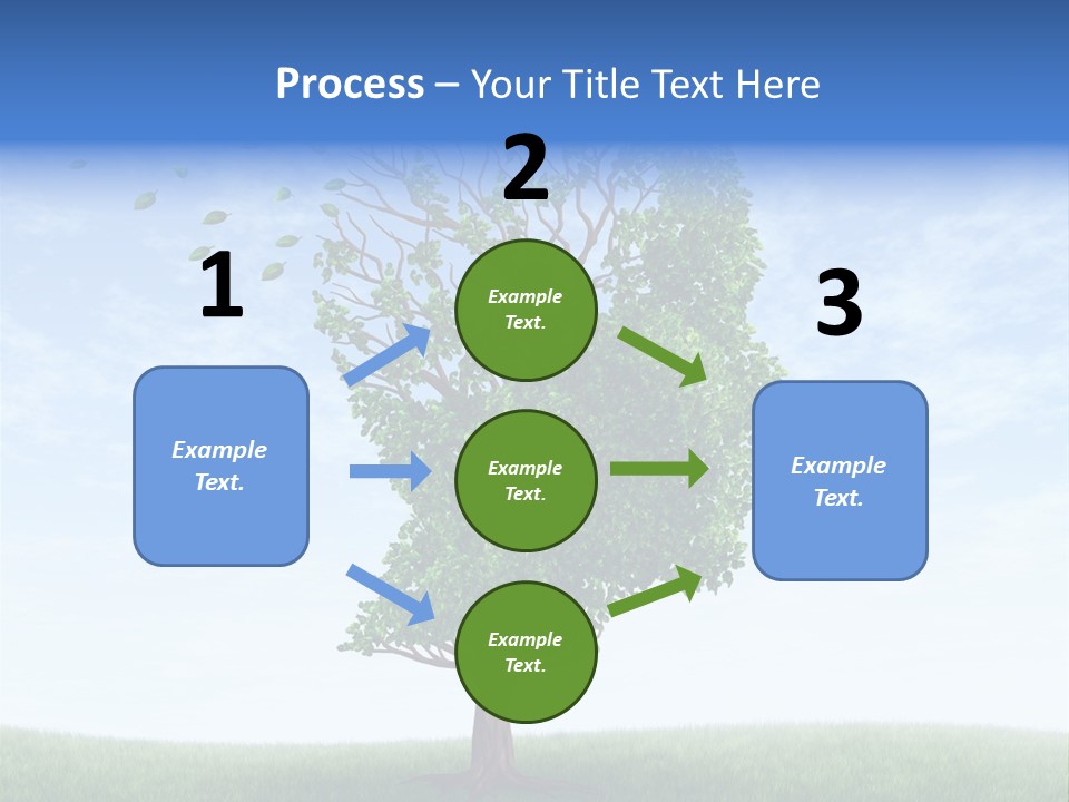 Leaf Depression Losing Brain Function PowerPoint Template
