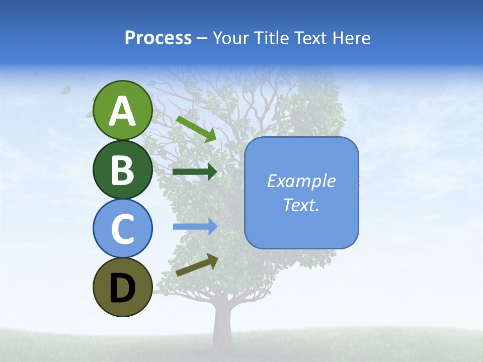 Leaf Depression Losing Brain Function PowerPoint Template