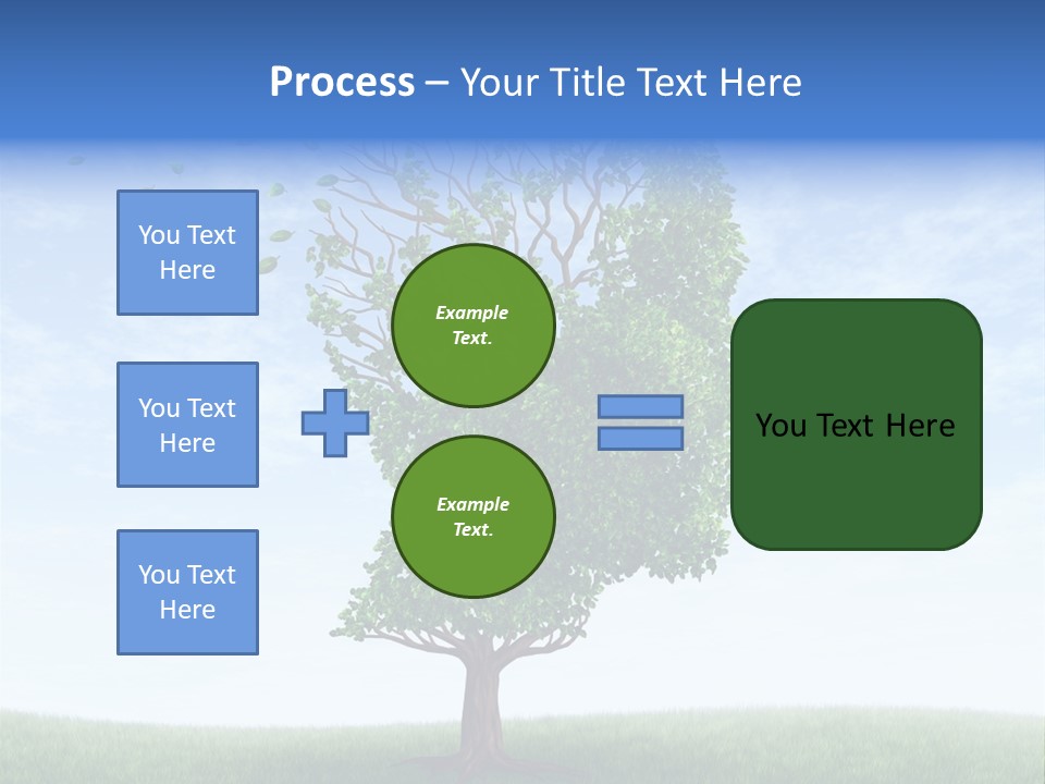 Leaf Depression Losing Brain Function PowerPoint Template