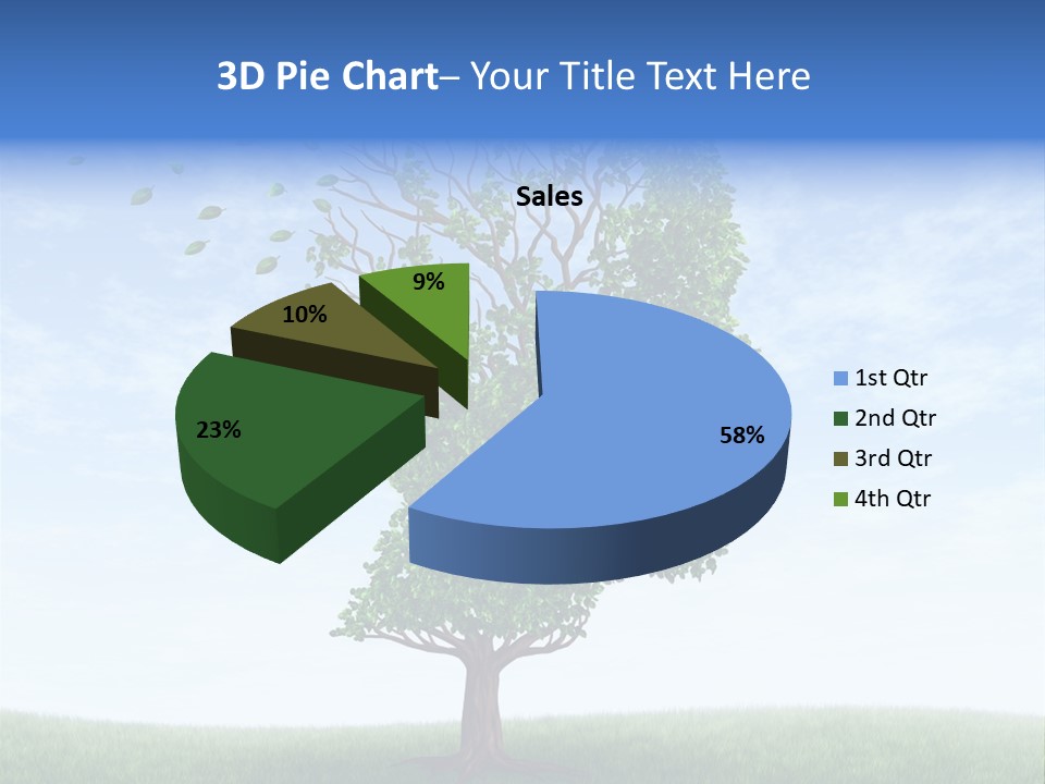 Leaf Depression Losing Brain Function PowerPoint Template