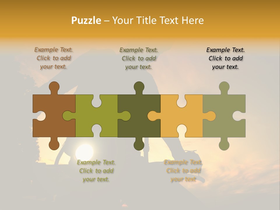 Recreational Pursuit Individual Event Mountain PowerPoint Template