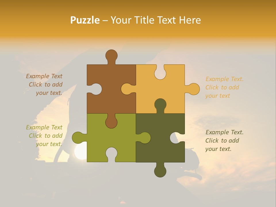 Recreational Pursuit Individual Event Mountain PowerPoint Template