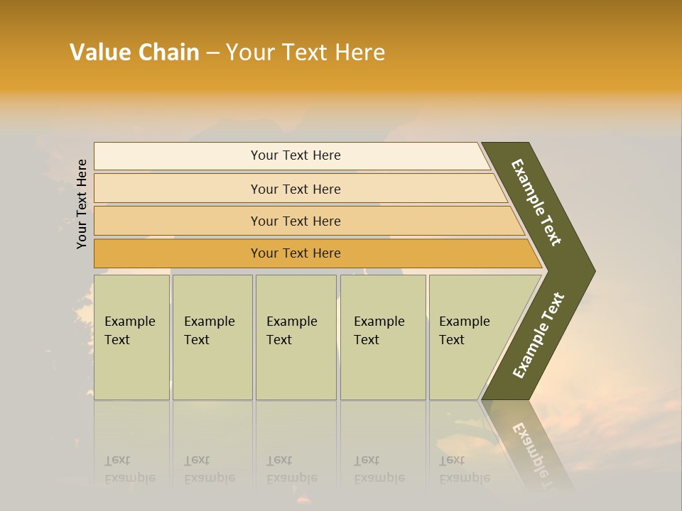 Recreational Pursuit Individual Event Mountain PowerPoint Template